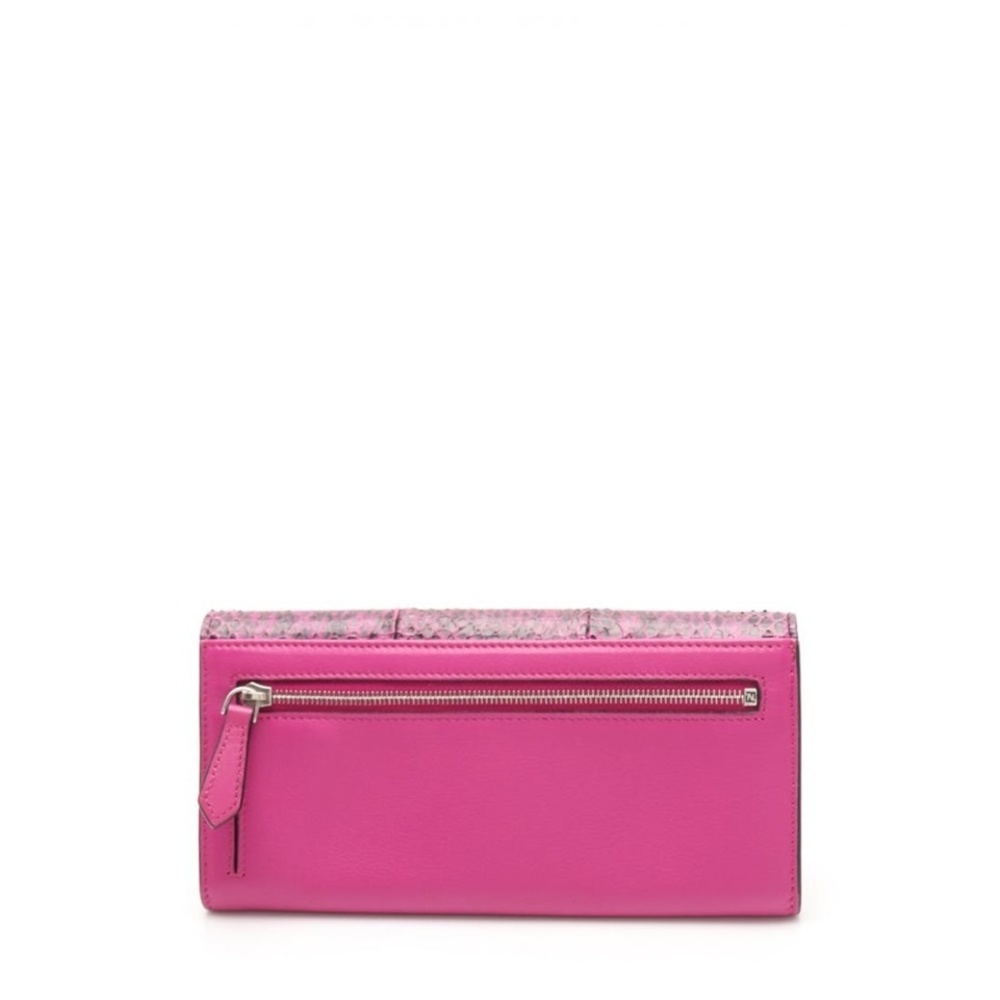 Fendi Purple Python Toujours Wallet - image 3